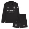Camisola + Calções Manchester City Criança Manga Comprida Equipamento 2ª 2025-26